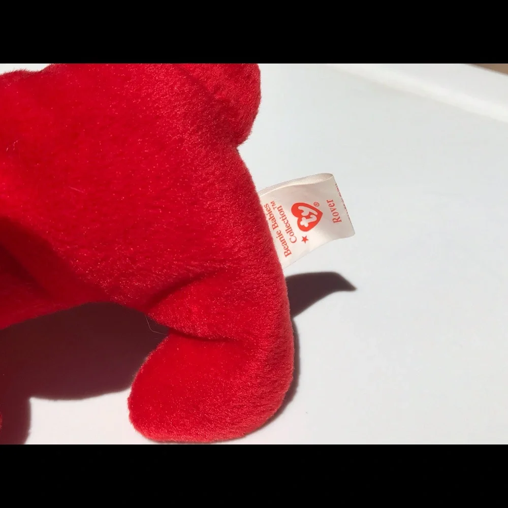 Rover Red Dog The Beanie Babies Collection Vintage 1996 Nostalgic Stuffy Toy